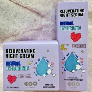 DEARBOO Rejuvenating Retinol Hyaluronic - Night Serum and Cream Set